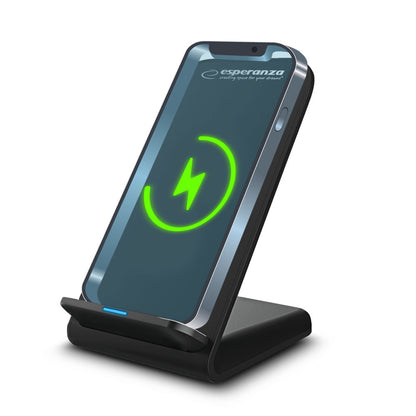 Suporte p/ Telemóvel Esperanza c/ Carregador de Indução sem fios 15W Wireless EZC101