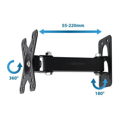 Suporte de Parede para TV Esperanza 12"-50" Horus máx. 20kg