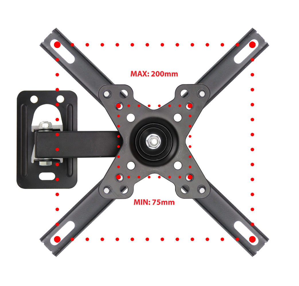 Suporte de Parede para TV Esperanza 12"-50" Horus máx. 20kg