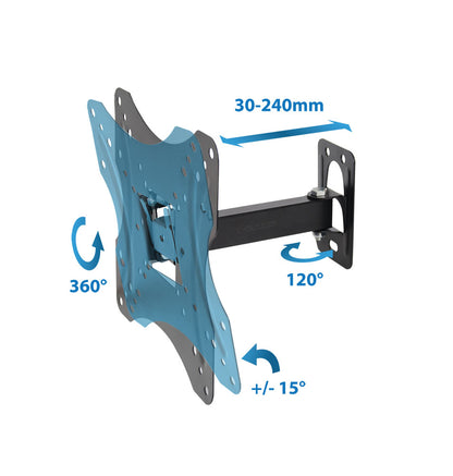 Suporte de Parede para TV Esperanza Proteus 26"-70" máx. 55kg