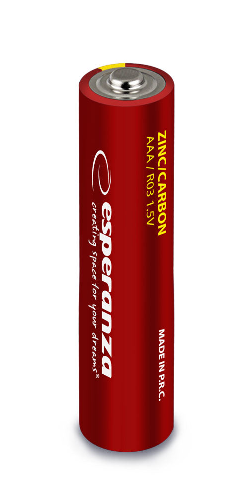 Pilhas de Carbono/Zinco Esperanza AAA Blister de 10 unidades