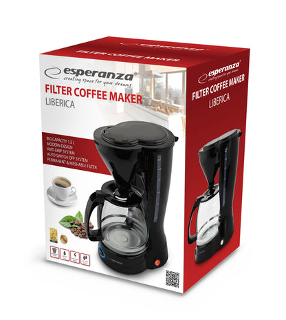 Cafeteira Esperanza c/ 1.5L e Filtro reutílizável Incluído 800W EKC009_4