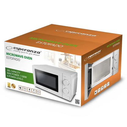 Micro-ondas Esperanza ESTOFADO Branco 20L 700W