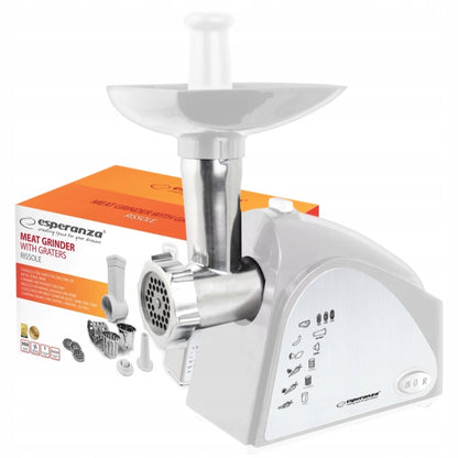 Picadora de Carne Esperanza RISSOLE 2200W com Raladores