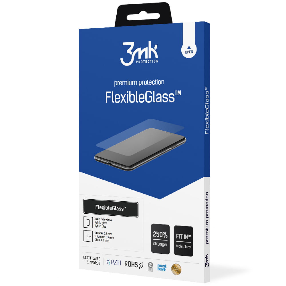 Película Protetora 3MK para iPhone 8 Plus - Vidro Híbrido FlexibleGlass™
