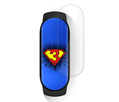 Película Protetora 3mk para Pulseira Inteligente (Smartband) Xiaomi Mi Band 6 / Watch Protection™ v. ARC+