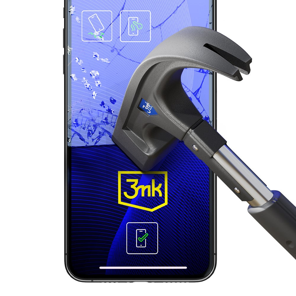 Película Protetora 3mk para Smartphone Xiaomi Poco F2 Pro 5G - Vidro Híbrido  FlexibleGlass™