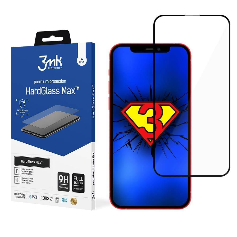 Película de Proteção / Vidro 9H / 3mk  / para iPhone 13 / iPhone 13 Pro / HardGlass Max™
