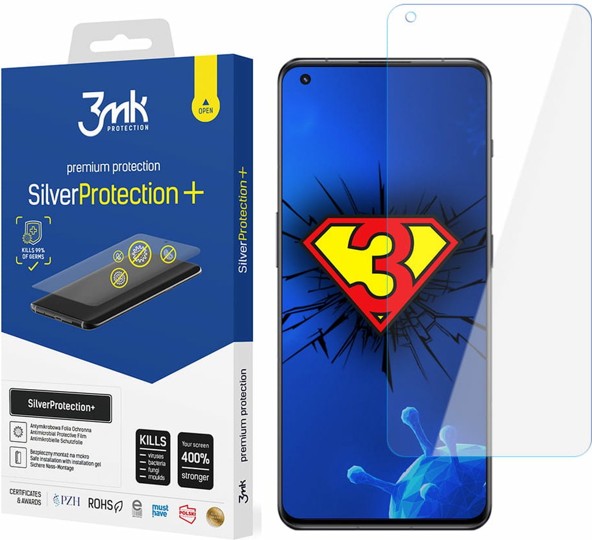 Película Protetora / 3mk / para Smartpfone  OnePlus 11 5G /  SilverProtection+