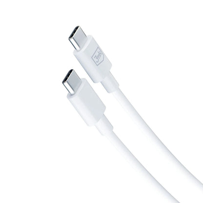 Carregador de Parede 3mk / PD GaN 25W / c/ CaboUSB-C incluído / Branco