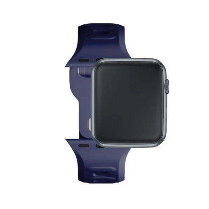 Pulseira de Silicone 3mk para Apple Watch 42/44/45/49 mm - Azul