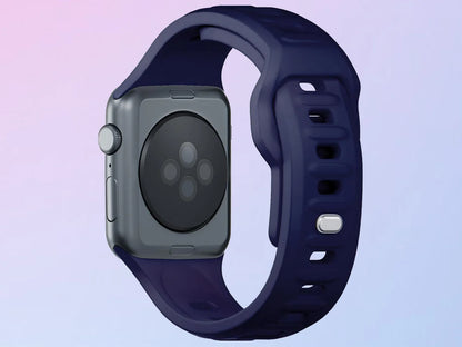 Pulseira de Silicone 3mk para Apple Watch 42/44/45/49 mm - Azul