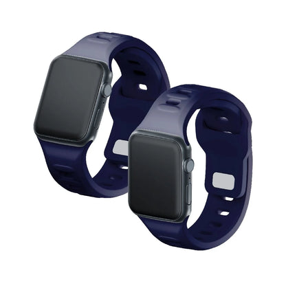 Pulseira de Silicone 3mk para Apple Watch 42/44/45/49 mm - Azul
