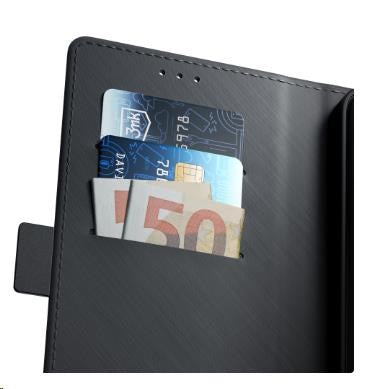 Capa Carteira Preta / 3mk / para iPhone 16 Pro