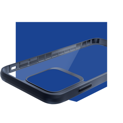 Capa Protetora / 3mk / para Smartphone iPhone 16 Pro Max - Transparente com Moldura Preta / Satin Armor Case+