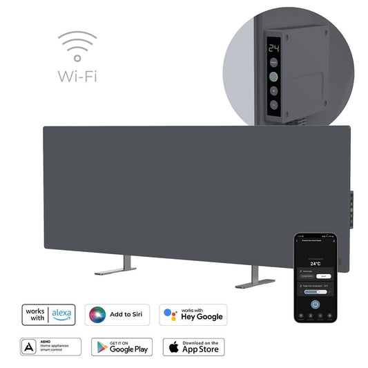 Aeno Radiador Infravermelho Premium Eco Smart LED GH3S 700W / Cinza