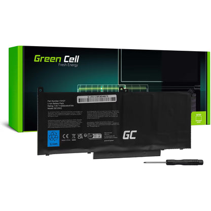 Bateria Green Cell F3YGT para Dell Latitude 7280 7290 7380 7390 7480 7490
