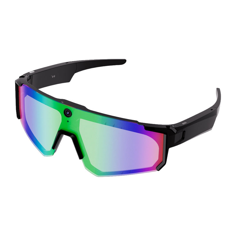 Colmi V06 AI Sports Sunglasses (Black with Blue Lenses)_1