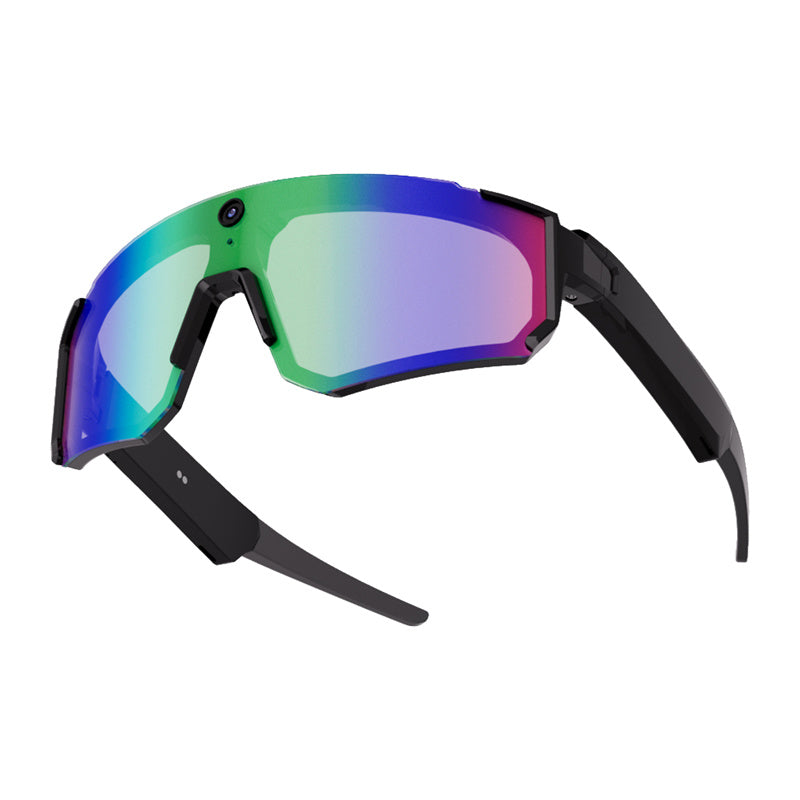 Colmi V06 AI Sports Sunglasses (Black with Blue Lenses)_2