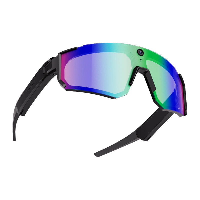 Colmi V06 AI Sports Sunglasses (Black with Blue Lenses)_3