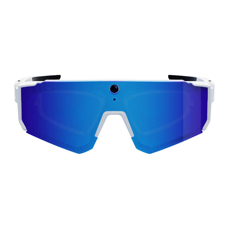 Colmi V06 AI White Sports Sunglasses (with blue lenses)_0