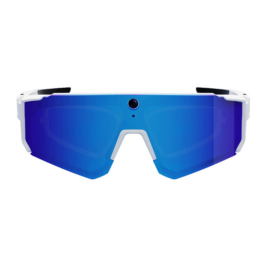 Colmi V06 AI White Sports Sunglasses (with blue lenses)_0