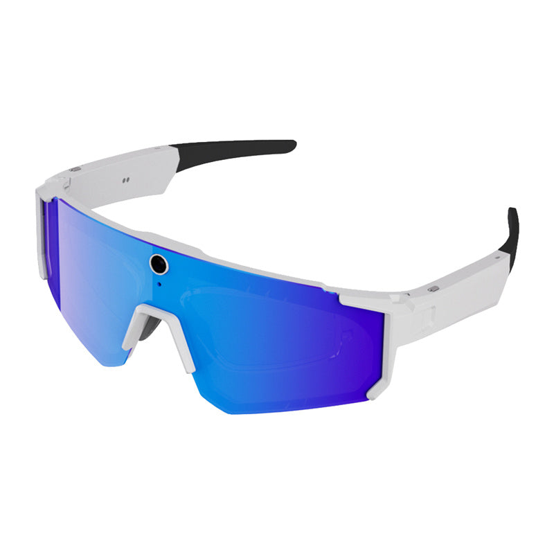 Colmi V06 AI White Sports Sunglasses (with blue lenses)_1