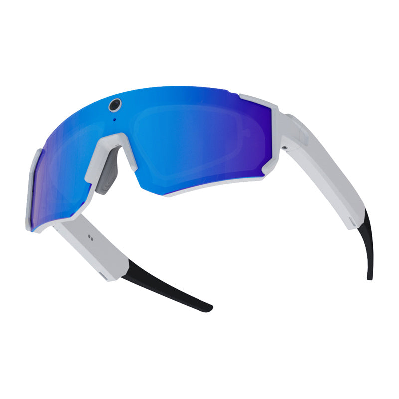 Colmi V06 AI White Sports Sunglasses (with blue lenses)_2
