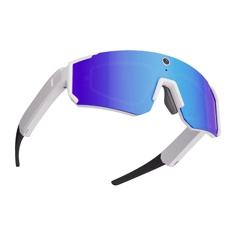 Colmi V06 AI White Sports Sunglasses (with blue lenses)_3