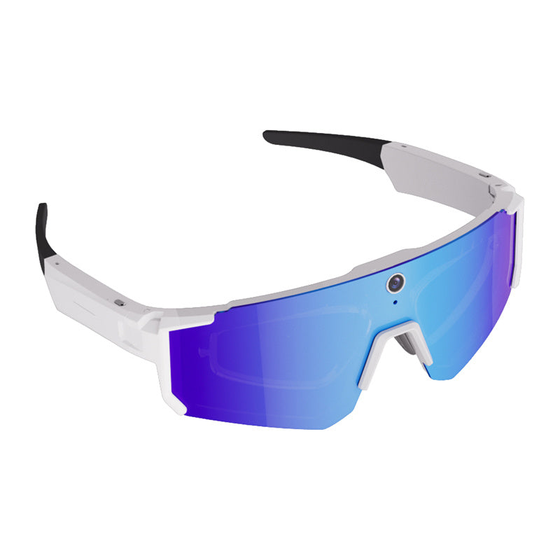 Colmi V06 AI White Sports Sunglasses (with blue lenses)_4