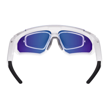 Colmi V06 AI White Sports Sunglasses (with blue lenses)_5