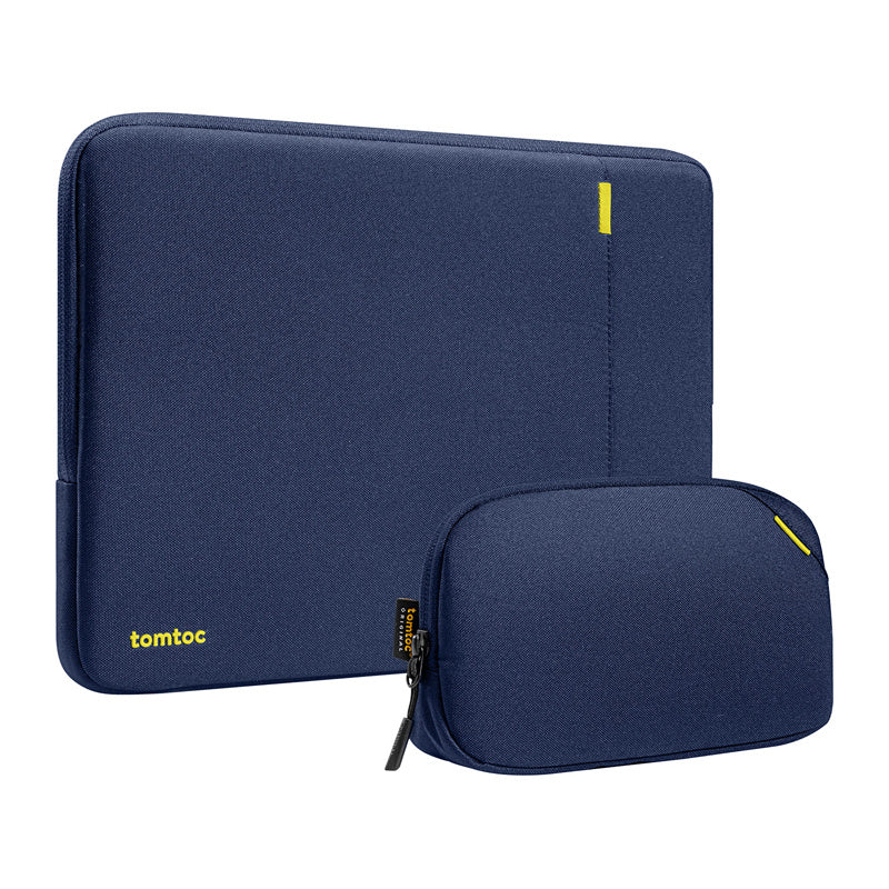 TOMTOC Defender-A13 Laptop Sleeve + 14" Case Set (Navy Blue)_1