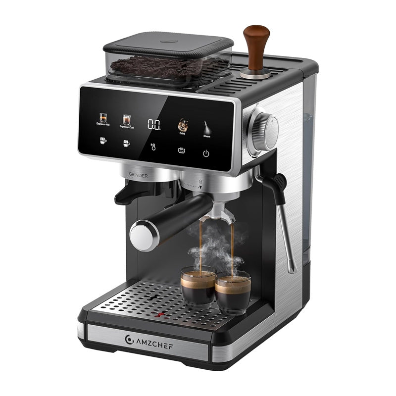 AMZCHEF CE-CM5560-SV Piston Coffee Maker (Silver)_0