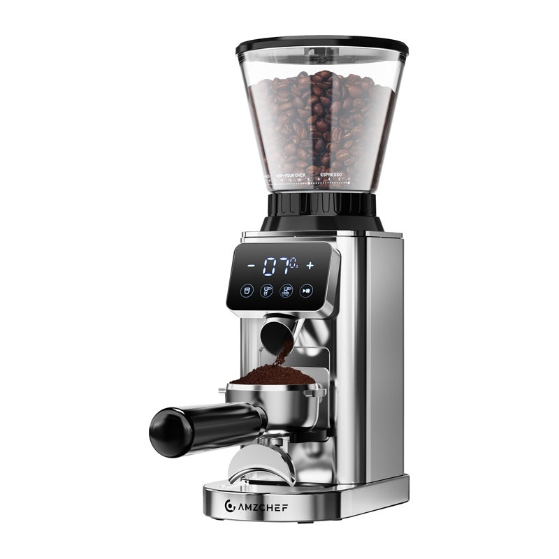 AMZCHEF CE-CG209-SV Coffee Grinder (Silver)_0