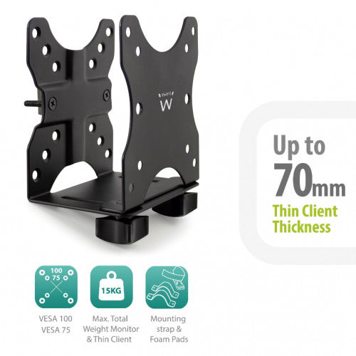 Ewent EW1517 soporte y montura para estación de trabajo/PC todo en uno 5 kg Negro_2