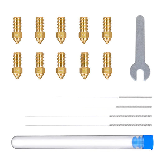 ELEGOO Neptune 4 / 4 Pro Brass Nozzle Set (0.2 mm x2, 0.4 mm x4, 0.6 mm x2, 0.8 mm x2)_0