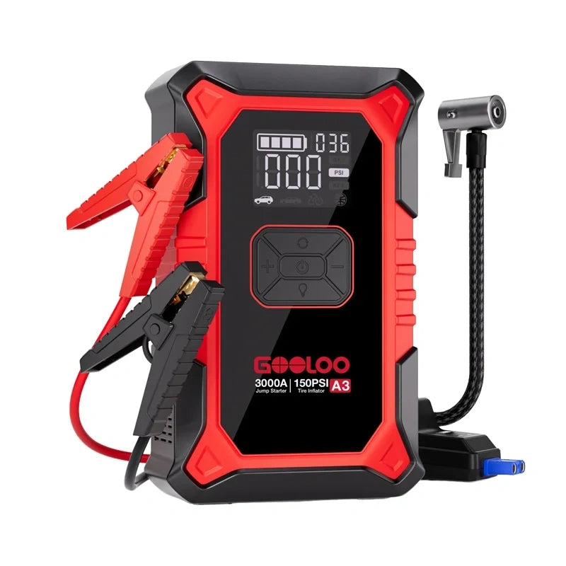 GOOLOO A3 2-in-1 Jump Starter with Compressor_0