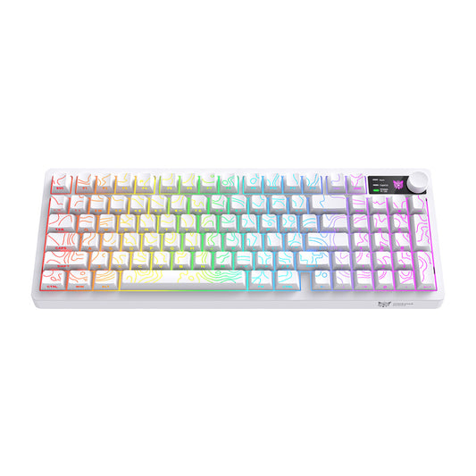 Onikuma MT902 Gaming Keyboard (White)_0