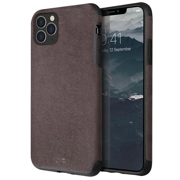 Uniq Sueve case for iPhone 11 Pro Max - dark gray_0