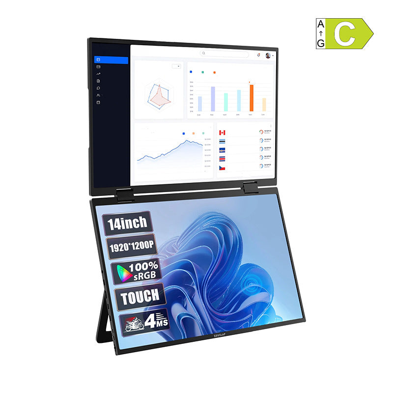 ZEUSLAP Z14W Portable Monitor with a 14-inch dual-touch screen_0
