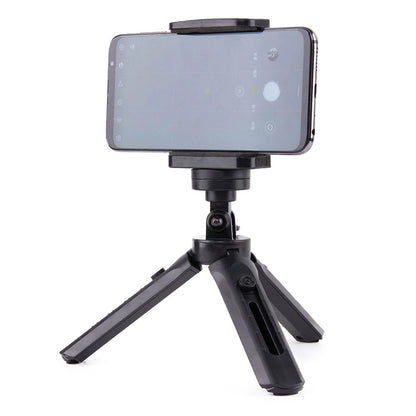 Mini tripod selfie stick holder for phone camera GoPro 16 - 21 cm black_0