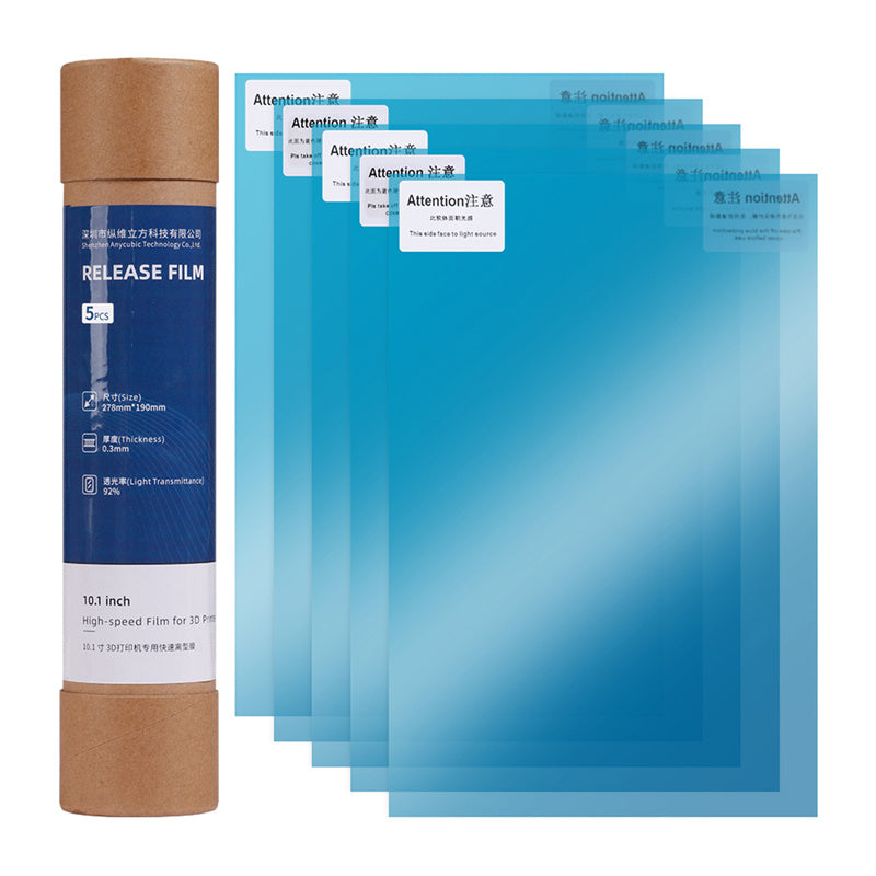 Anycubic Quick-Change FEP Film for Photon Mono M5s/M5s Pro/M7 Pro/M7 (10.1 inches/5 sheets)_0