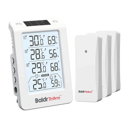 BALDRTHERM B0598 3-Channel Thermohygrometer with Automatic Backlight_0
