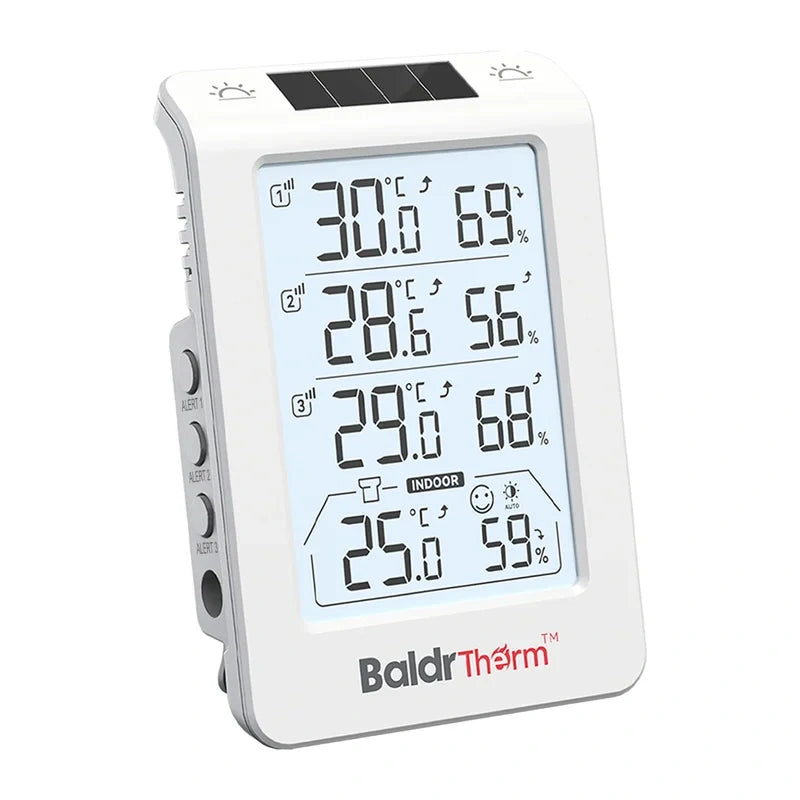 BALDRTHERM B0598 3-Channel Thermohygrometer with Automatic Backlight_1