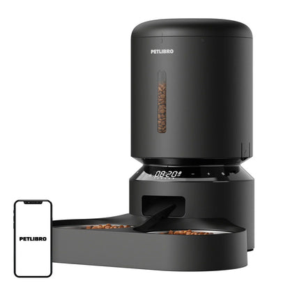PETLIBRO Granary 5L Pet Food Dispenser with Double Bowl (Black)_0
