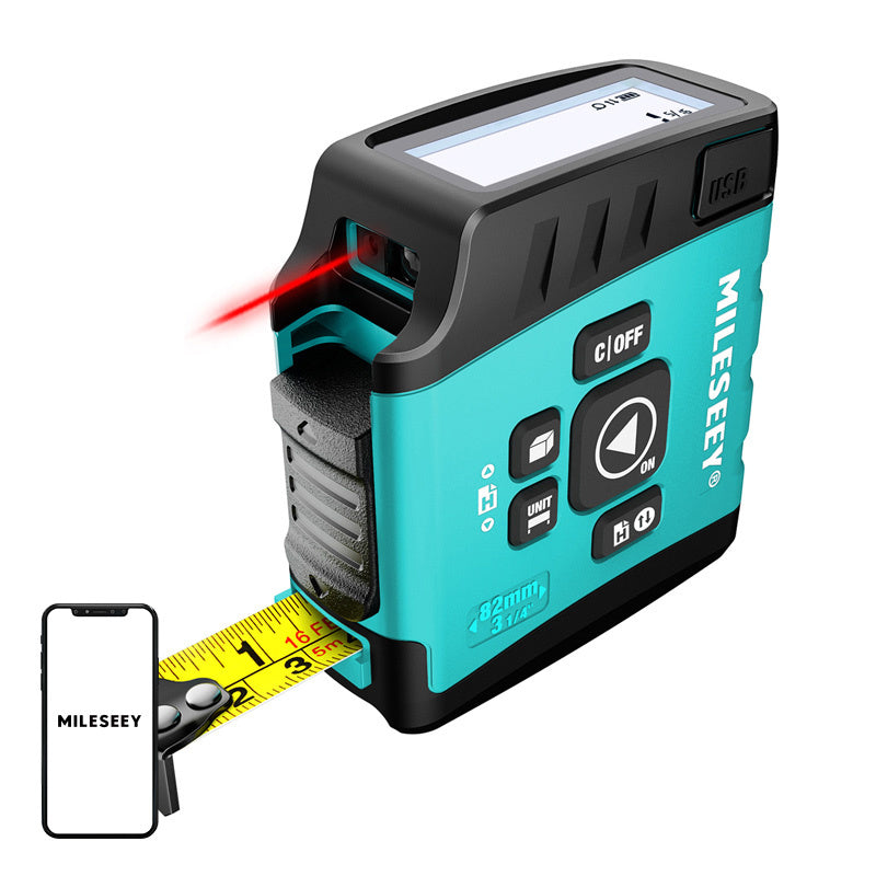 Mileseey DT20 Laser Distance Measurer with a 40-meter measuring tape_0