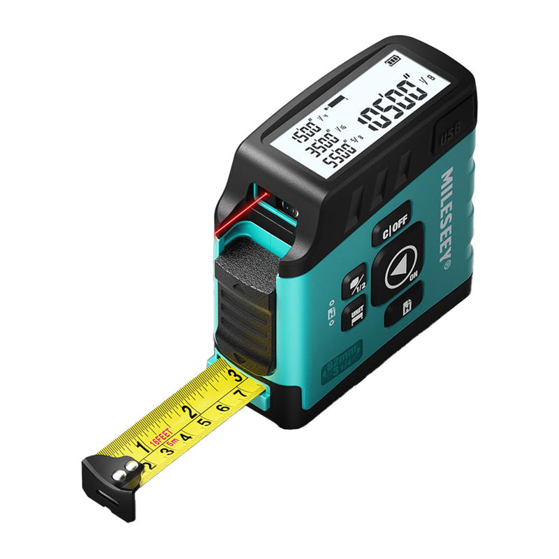 Mileseey DT20 Laser Distance Measurer with a 40-meter measuring tape_2