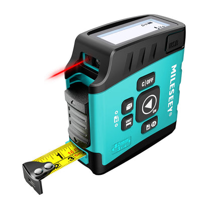Mileseey DT20 Laser Distance Measurer with a 40-meter measuring tape_1
