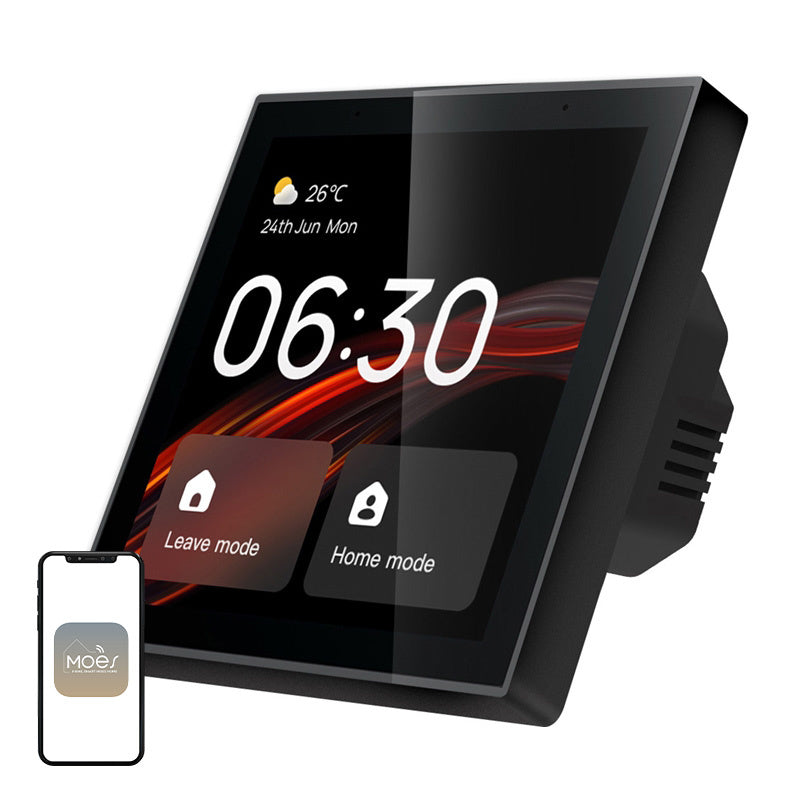 MOES CCP-TY-LN Wi-Fi/ZigBee Control Panel with 4" LCD Display_0