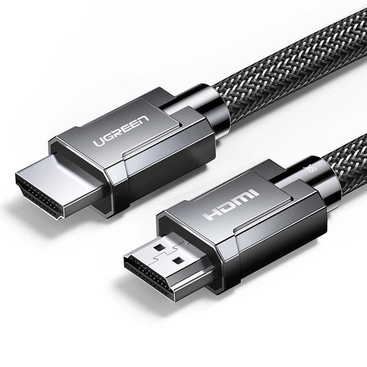 Ugreen cable HDMI 2.1 cable 8K 60 Hz / 4K 120 Hz 3D 48 Gbps HDR VRR QMS ALLM eARC QFT 2 m gray (HD135 70321)_0